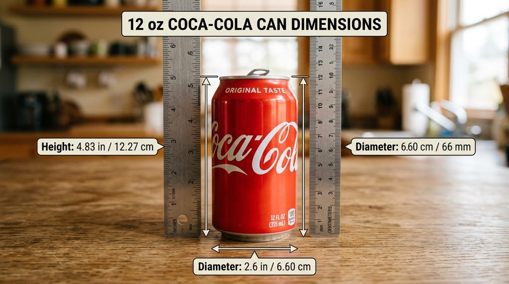 12 oz Coke Can Dimensions