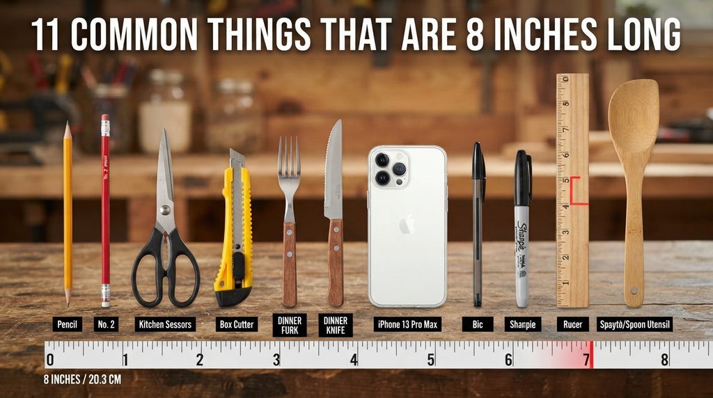 11 Common Things That Are 8 Inches Long