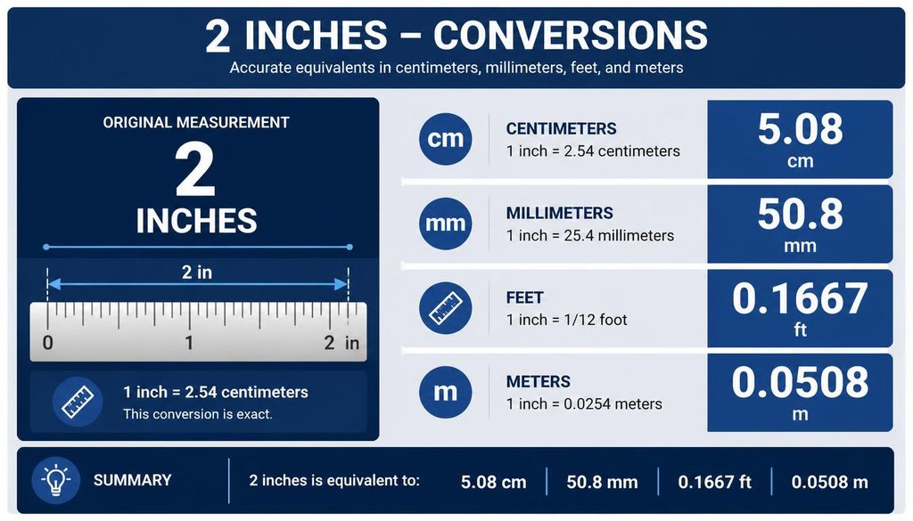 2 Inches