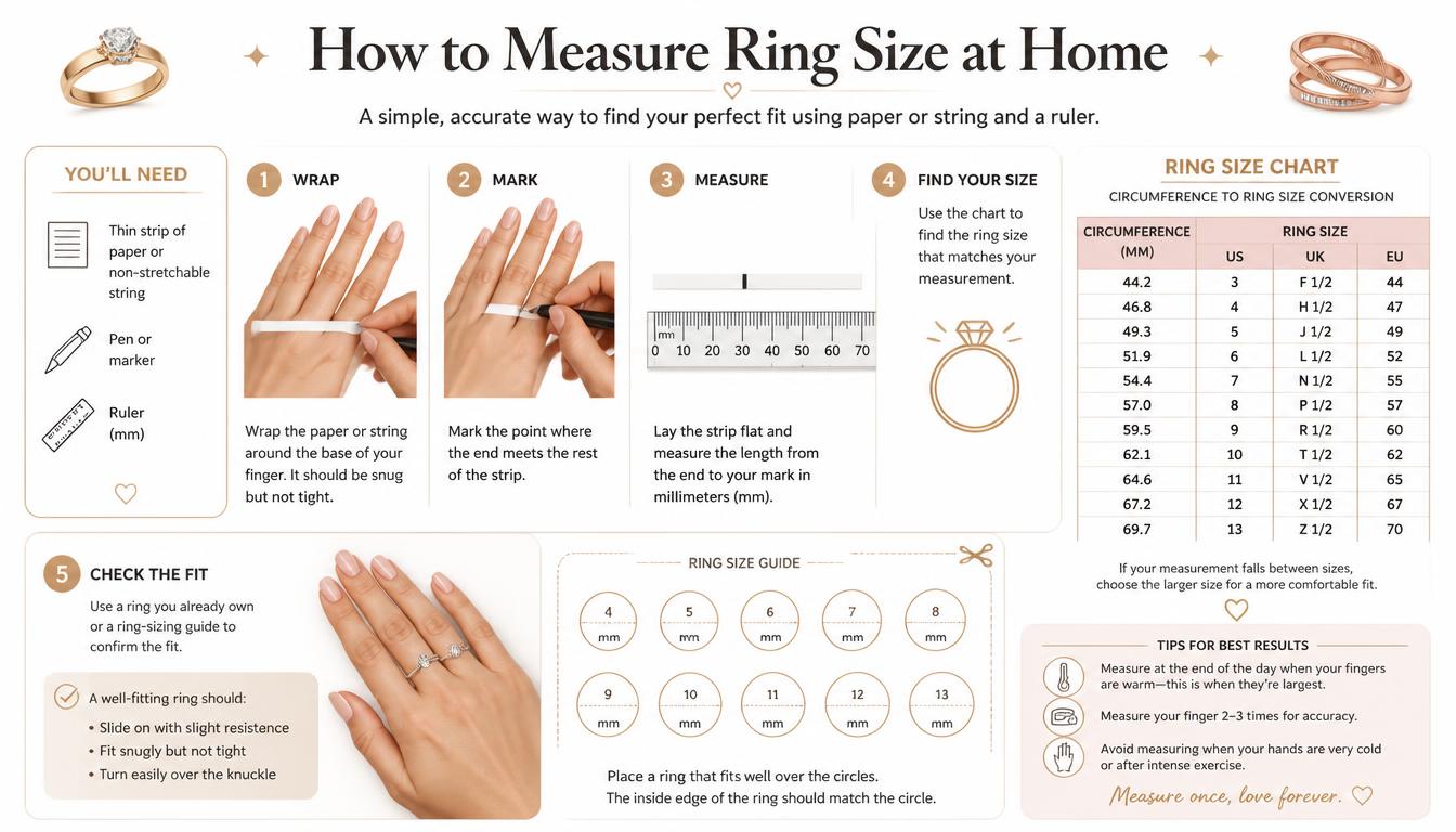 Ring Size at Home