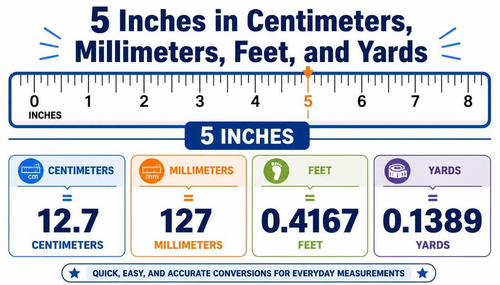 5 Inches