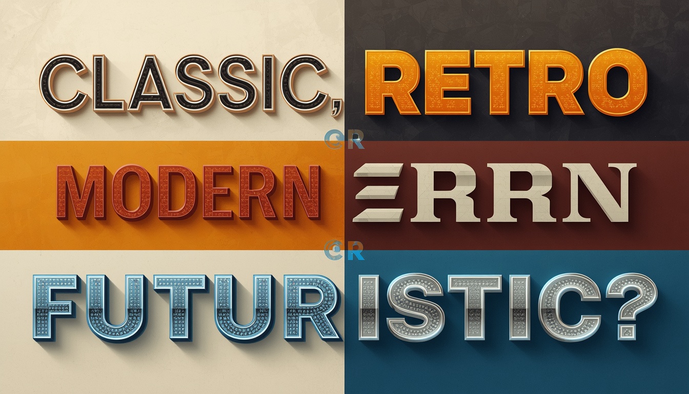 Classic, Retro, Modern,
