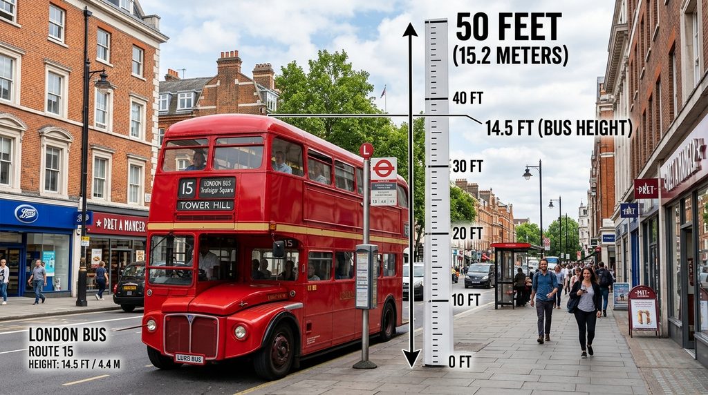 50 Feet Compared