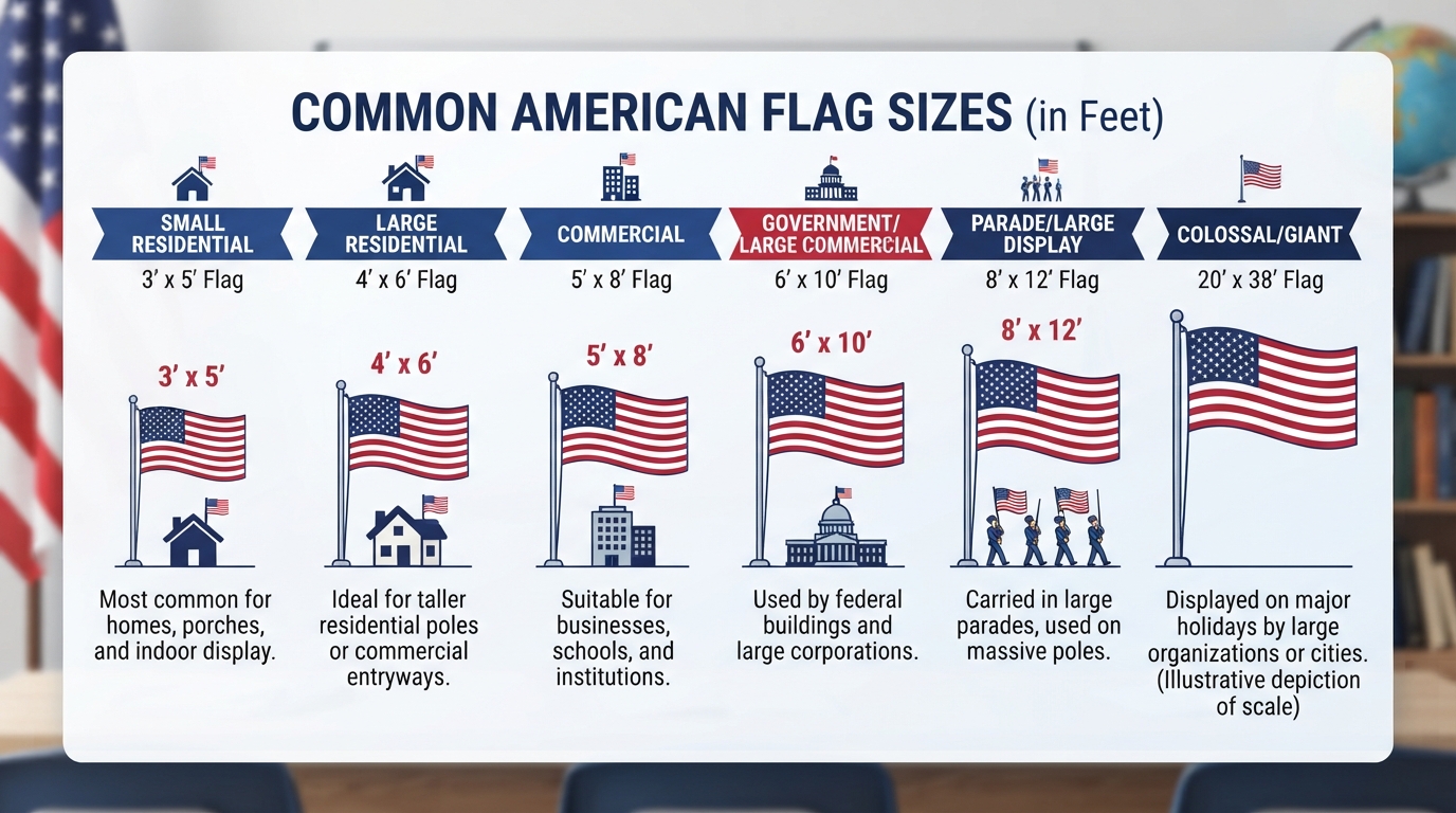 American Flag Sizes