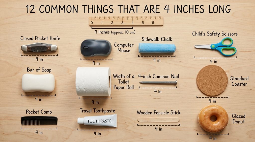 12 Common Things That Are 4 Inches Long