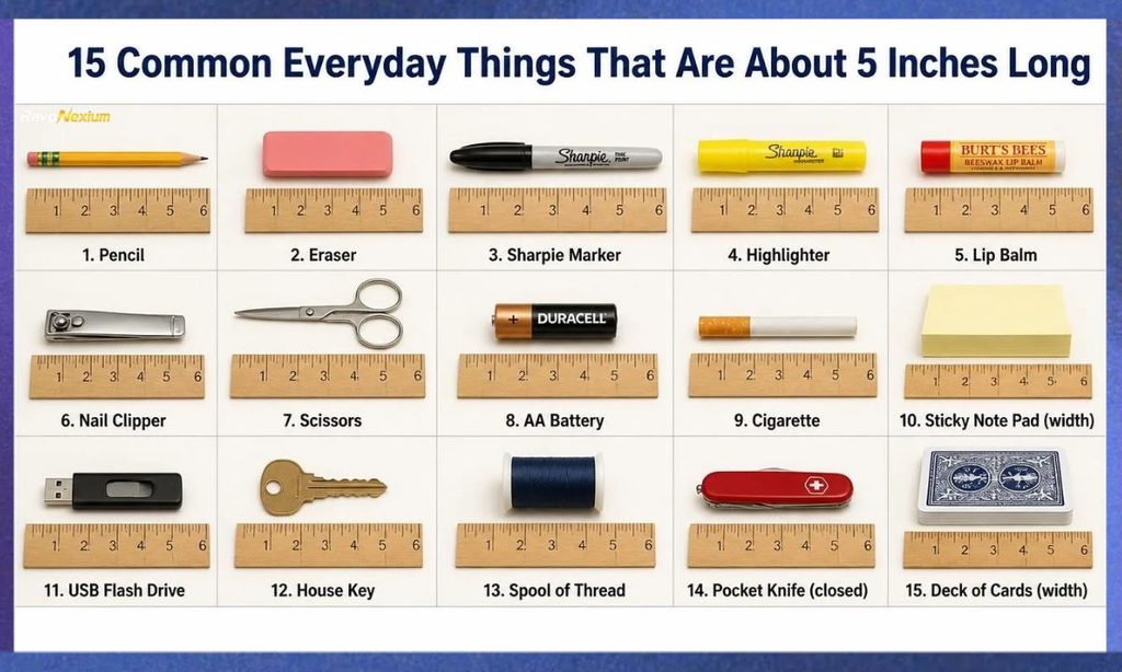15 Common Everyday Things That Are About 5 Inches Long