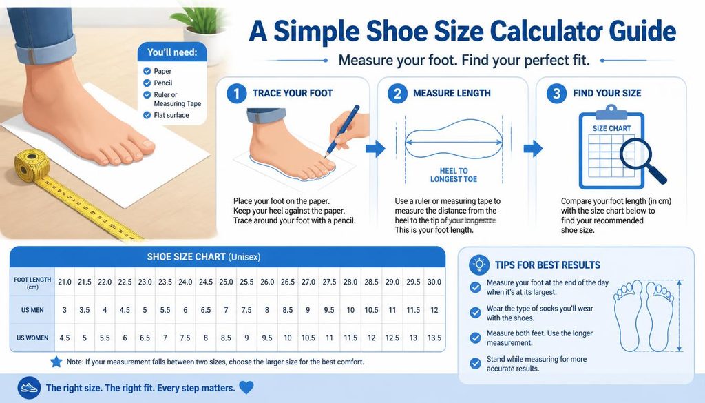 Shoe Size Calculator Guide
