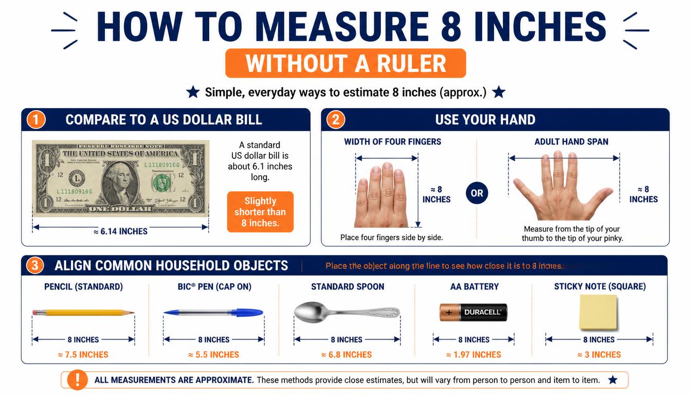 8 Inches Without a Ruler