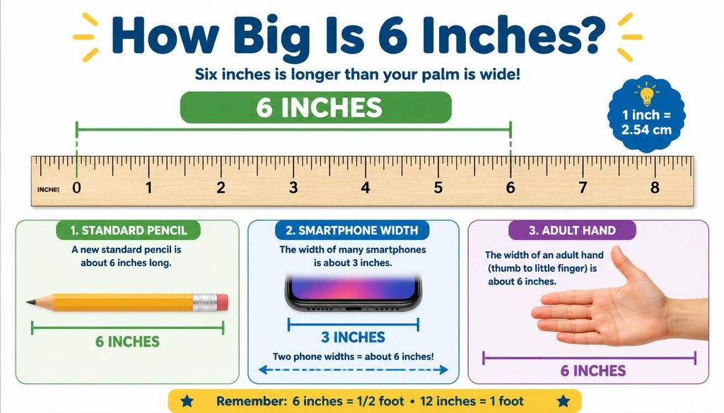 How Big Is 6 Inches?
